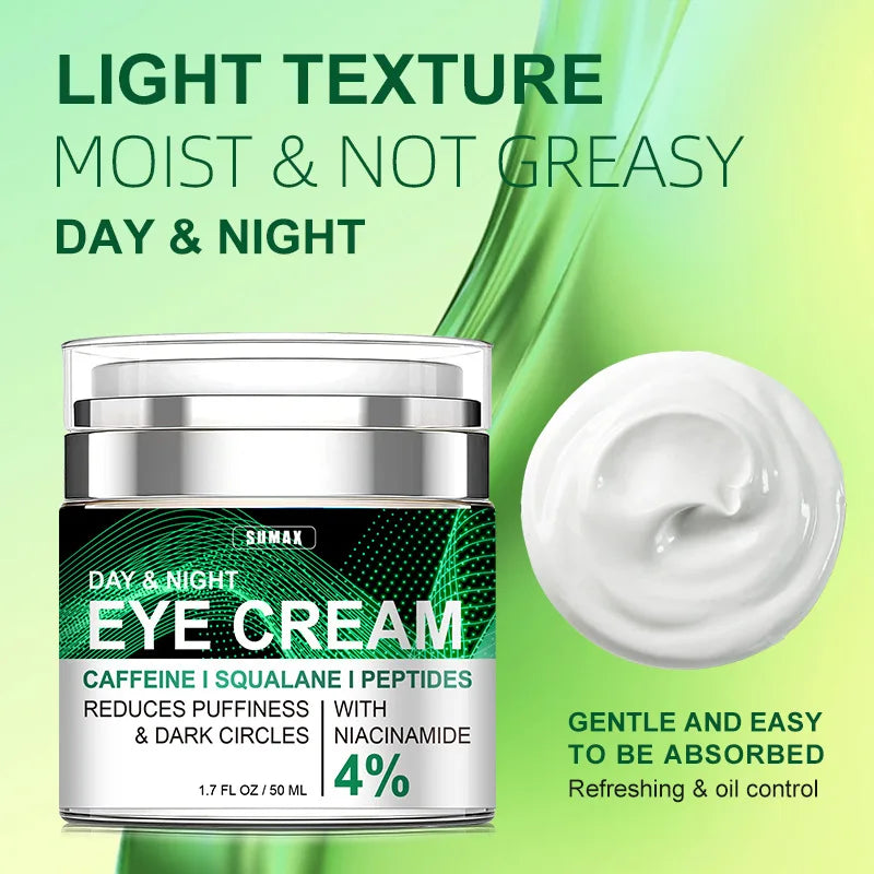 50ml Retinol Eye Cream Day and Night Reduces Dark Circles Eye Bags Smooth Moisturizing Firming Eye Creams Eyes Skin Care Product